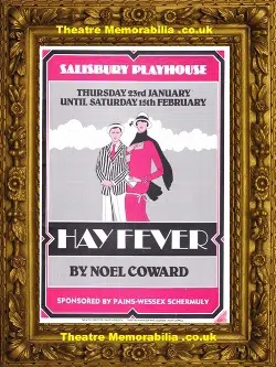 Salisbury Playhouse Theatre – Hayfever – 1986