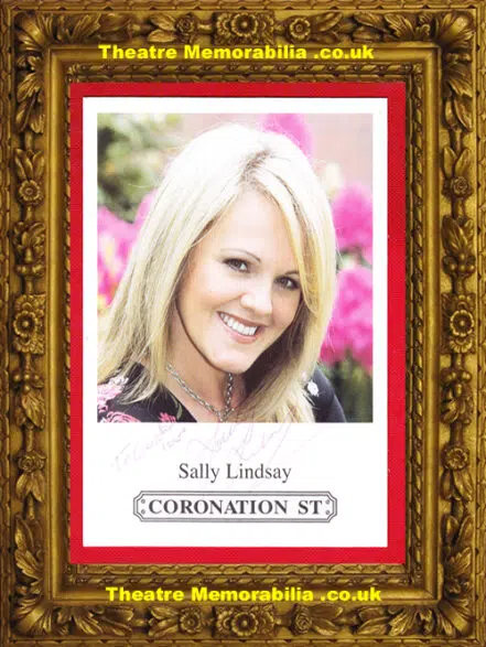 Sally Lindsay Autograph Signed Picture – Coronation Street