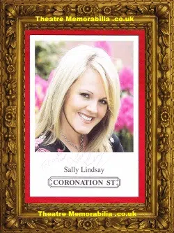 Sally Lindsay Autograph Signed Picture – Coronation Street
