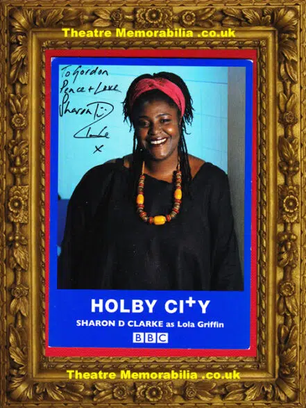 Sharon D Clarke Autograph Signed Picture – Holby City