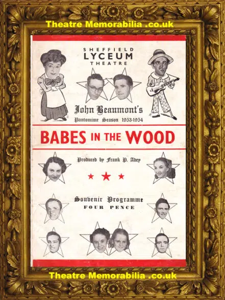 Sheffield Lyceum Theatre – Babes In The Wood – 1953 – Morecambe