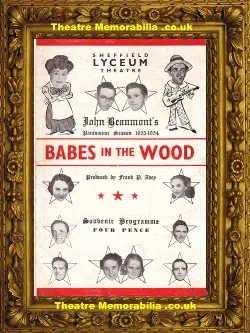 Sheffield Lyceum Theatre – Babes In The Wood – 1953 – Morecambe