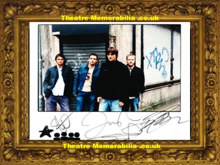 Star Sailor Signed Autographed Picture and Two Tickets 2005