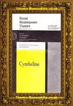 Stratford On Avon – Royal Shakespeare Company – Cymbeline – 1962