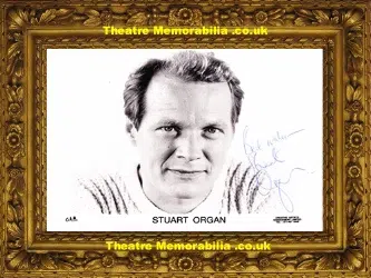Stuart Organ – A  Large Autographed Signed Photograph 1990s