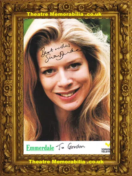 Susan Duerden Autograph Signed – was Claudia Nash – Emmerdale ?