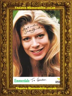Susan Duerden Autograph Signed – was Claudia Nash – Emmerdale ?
