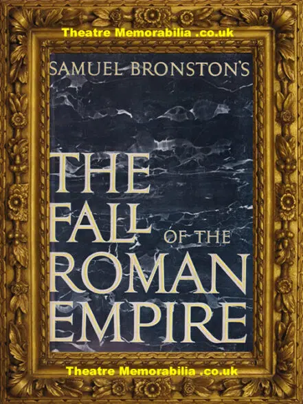 The Fall of the Roman Empire – Film Brochure 1964