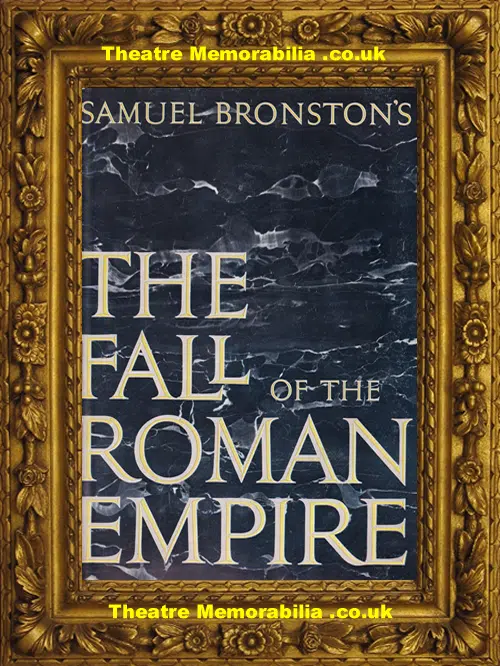 The Fall of the Roman Empire - Film Brochure 1964