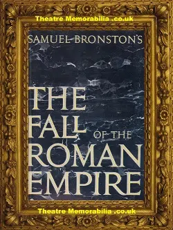 The Fall of the Roman Empire – Film Brochure 1964