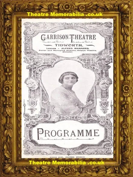 Tidworth Garrison Theatre – Aladdin – 1916