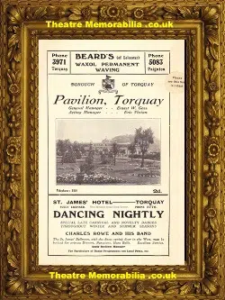 Torquay Pavilion Theatre – Variety Show – 1940s