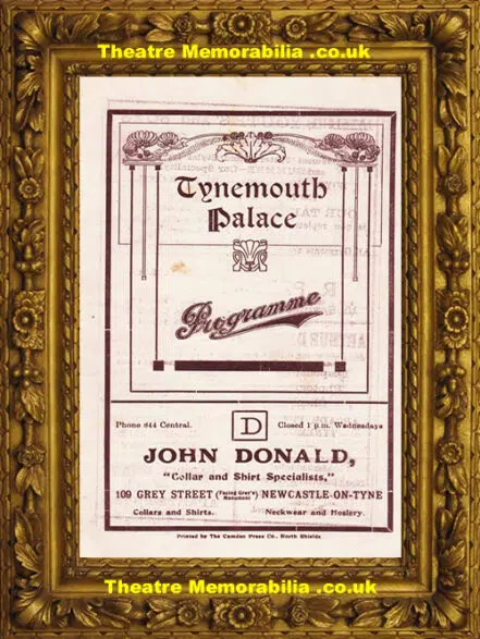 Tynemouth Palace Theatre – No Name Stated – 1940s