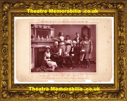 Vaudeville Theatre The Road to Ruin – Thomas Holcroft Photo 1886