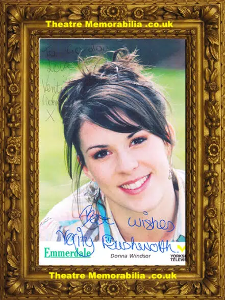 Verity Rushworth Autograph Signed Picture – Emmerdale