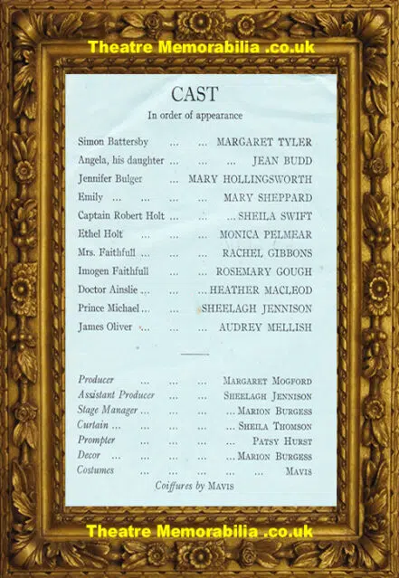 VI B Theatre – To Have The Honour – Multi Autographed