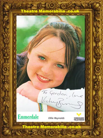 Vicky Binns Autograph Signed Picture – Emmerdale