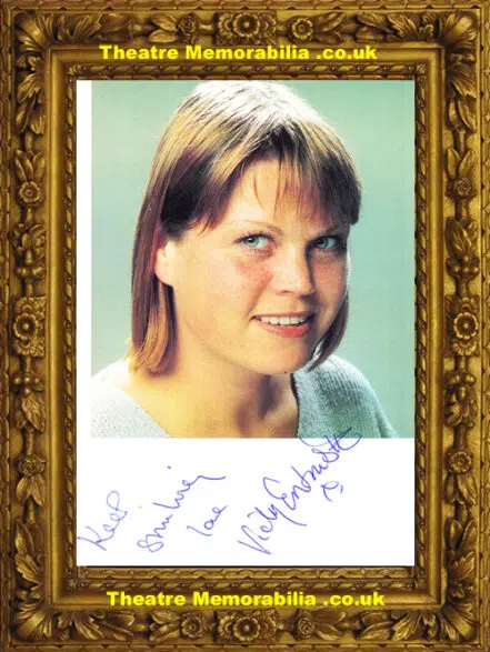 Vicky Entwistle Autograph Signed Picture – Coronation Street