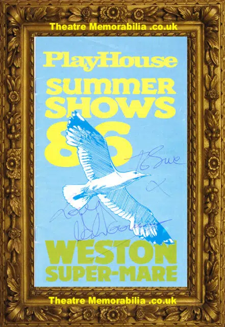 Weston Super Mare Playhouse Theatre – 1986 – Signed Val Doonican