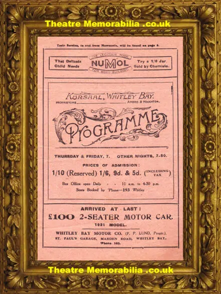 Whitley Bay Kursaal Theatre – Chinese Puzzle  – 1920s