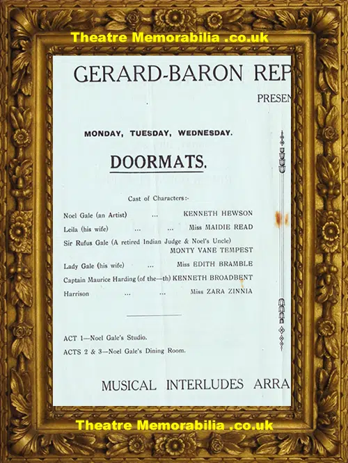 Whitley Bay Kursaal Theatre - Doormats + Jane - 1929