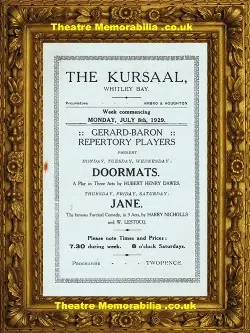 Whitley Bay Kursaal Theatre – Doormats + Jane – 1929
