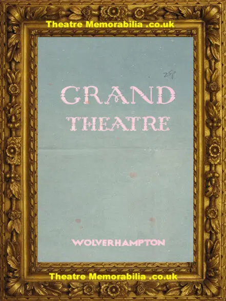 Wolverhampton Grand Theatre – Peter Pan – 1951
