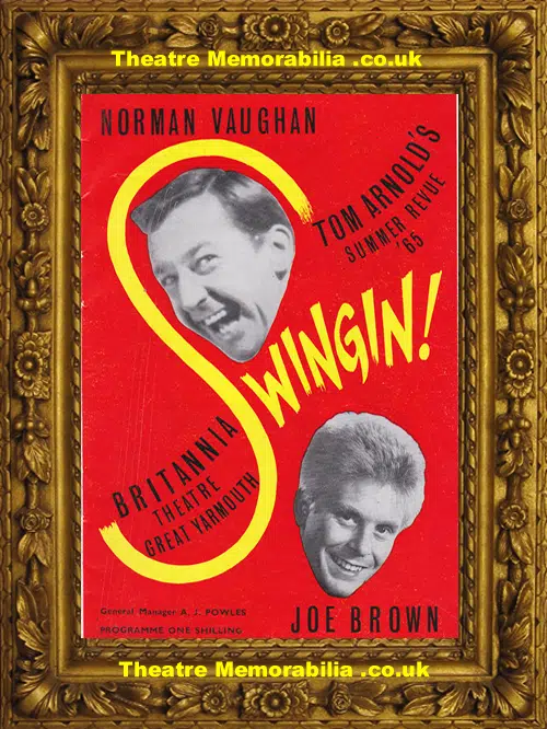 Yarmouth Britannia Theatre - Wingin - 1965 - Joe Brown - Vaughan