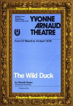 Yvonne Arnaud Theatre Guildford – The Wild Duck – 1979