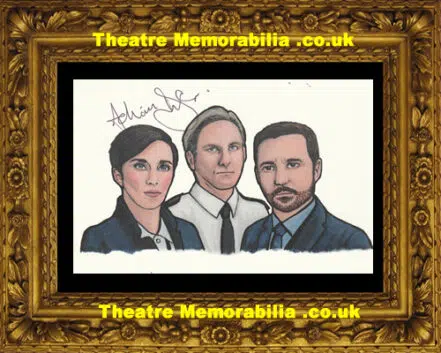Adrian Dunbar Autograph Signed Picture Art – Line Of Duty AC-12