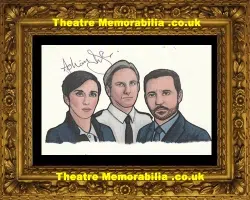 Adrian Dunbar Autograph Signed Picture Art – Line Of Duty AC-12