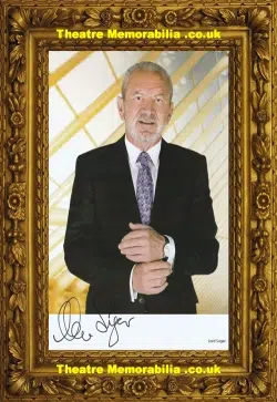 Alan Sugar Autograph Signed Picture - The Apprentice  BBC TV