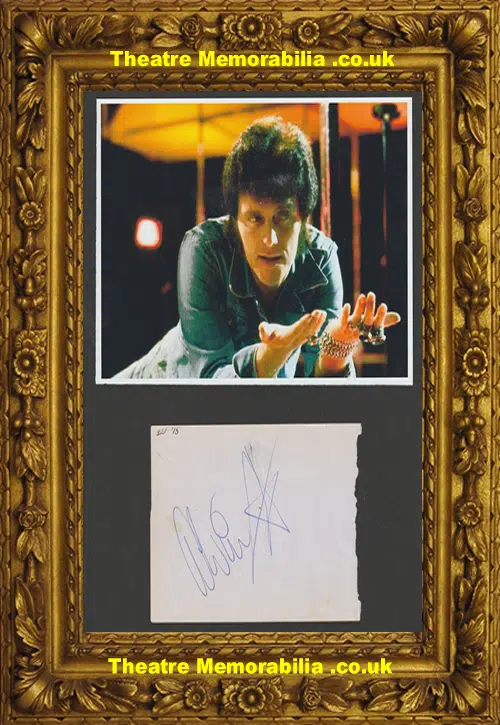 Alvin Stardust Autograph Signed - Singer - 1975