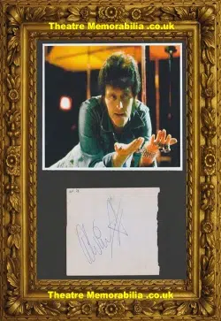 Alvin Stardust Autograph Signed – Singer – 1975