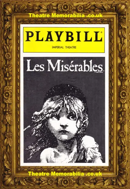 America Imperial Theatre – Les Miserables – 1987 – USA