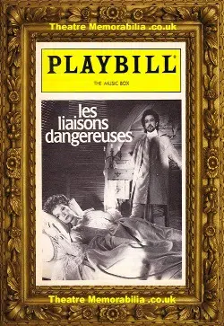 America Music Box Theatre Les Liaisons Dangereuses 1987 Rickman
