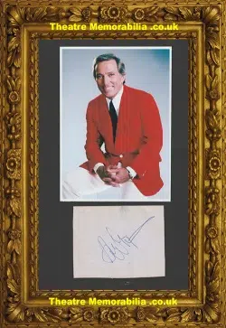 Andy Williams Signed Autograph + Picture – Singer 1970s