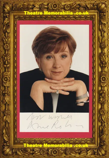 Anne Robinson Autograph Signed Picture TV Presenter