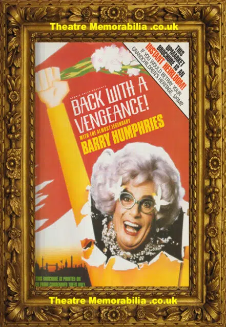 Barry Humphries – Dame Eda Everage – Back With A Vengance 1987