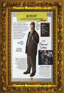 Bernard Cribbins Autograph Signed Picture Doctor Who