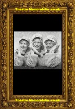 Beverley Sisters Autographs Multi Signed – Babs Joy Teddie