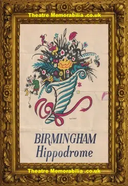 Birmingham Hippodrome Theatre Variety George Formby Signed 1939