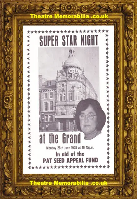Blackpool Grand Theatre – Pat Seed Appeal Fund 1978 – Ken Dodd