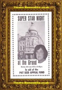 Blackpool Grand Theatre – Pat Seed Appeal Fund 1978 – Ken Dodd