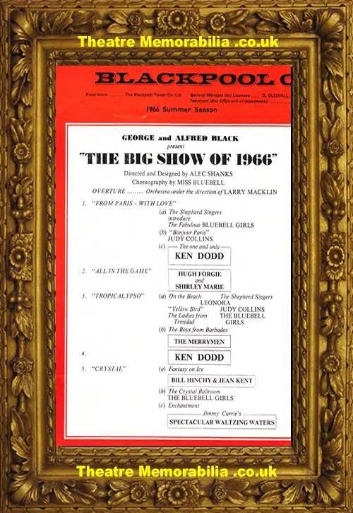 Blackpool Opera House - Ken Dodd The Big Show Of 1966