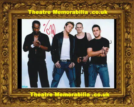 Blue – Pop Band Autographs Fully Signed Picture
