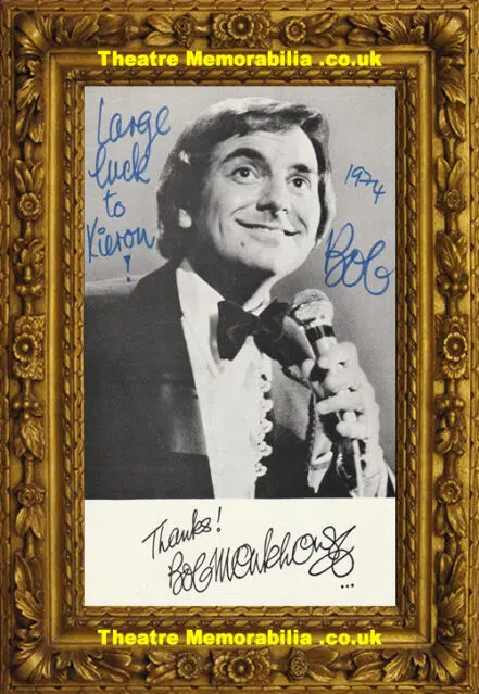 Bob Monkhouse Autograph Signed Picture British Comedian