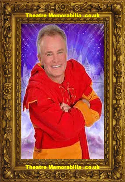 Bobby Davro Autograph Signed Theatre Flyer Peter Pan Panto