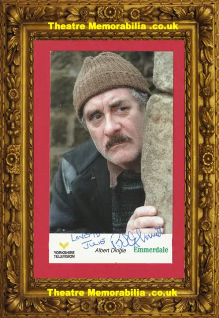 Bobby Knutt Autograph Signed Picture – Emmerdale
