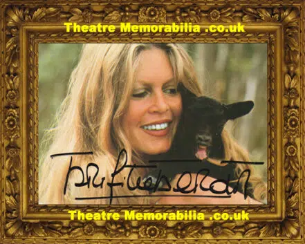Brigitte Bardot Signed Photograph Autograph Picture
